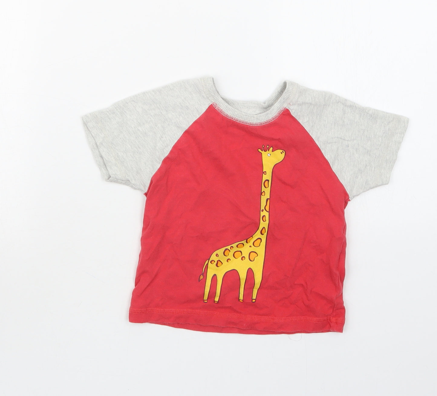 NEXT Boys Red Geometric  Babydoll Pyjama Top Size 12-18 Months