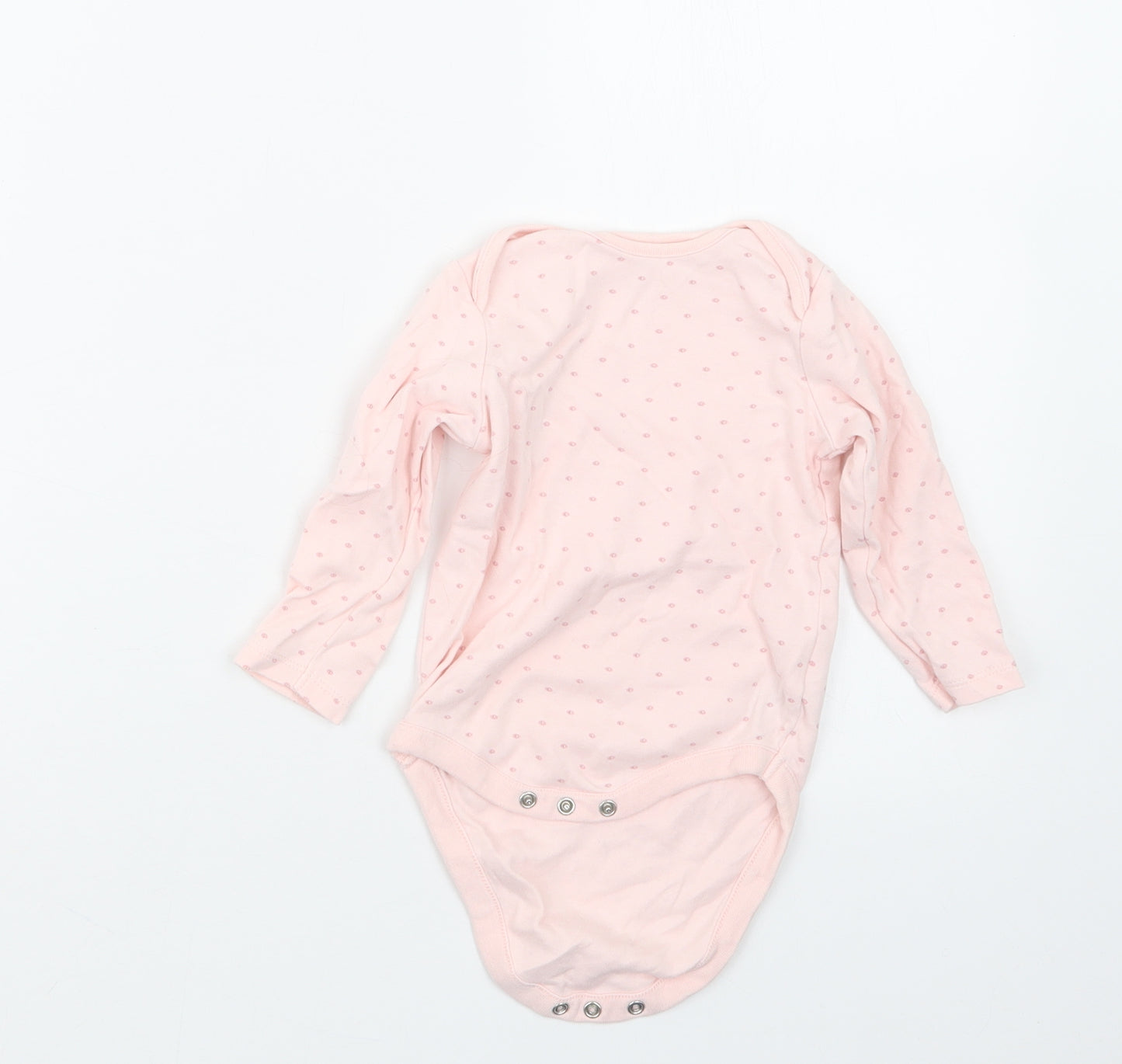 NEXT Girls Pink Geometric  Babygrow One-Piece Size 9-12 Months