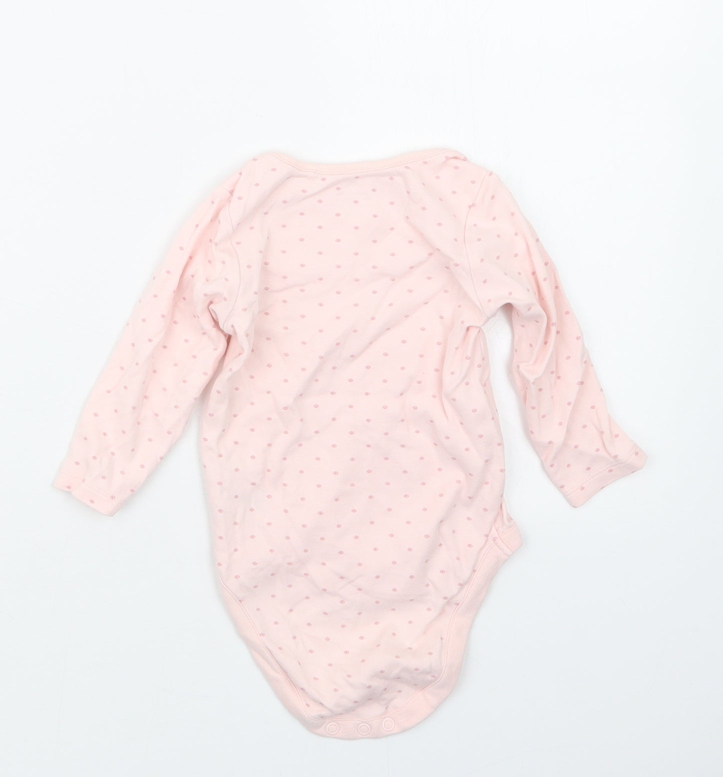 NEXT Girls Pink Geometric  Babygrow One-Piece Size 9-12 Months