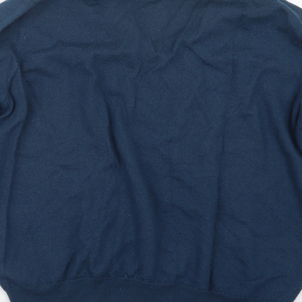 Marks and Spencer Mens Blue  Knit Pullover Jumper Size L