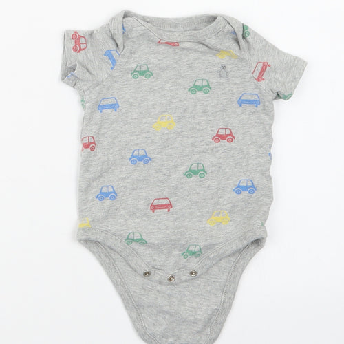 Gap Boys Grey Geometric  Babygrow One-Piece Size 3-6 Months