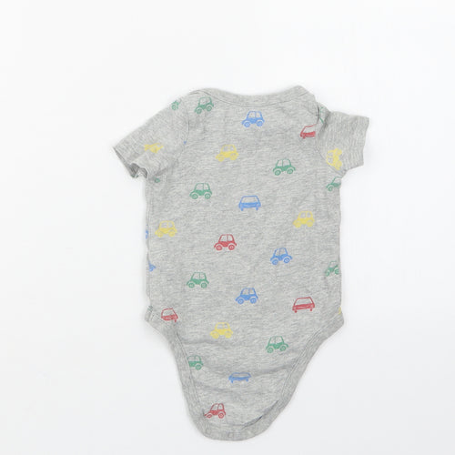 Gap Boys Grey Geometric  Babygrow One-Piece Size 3-6 Months