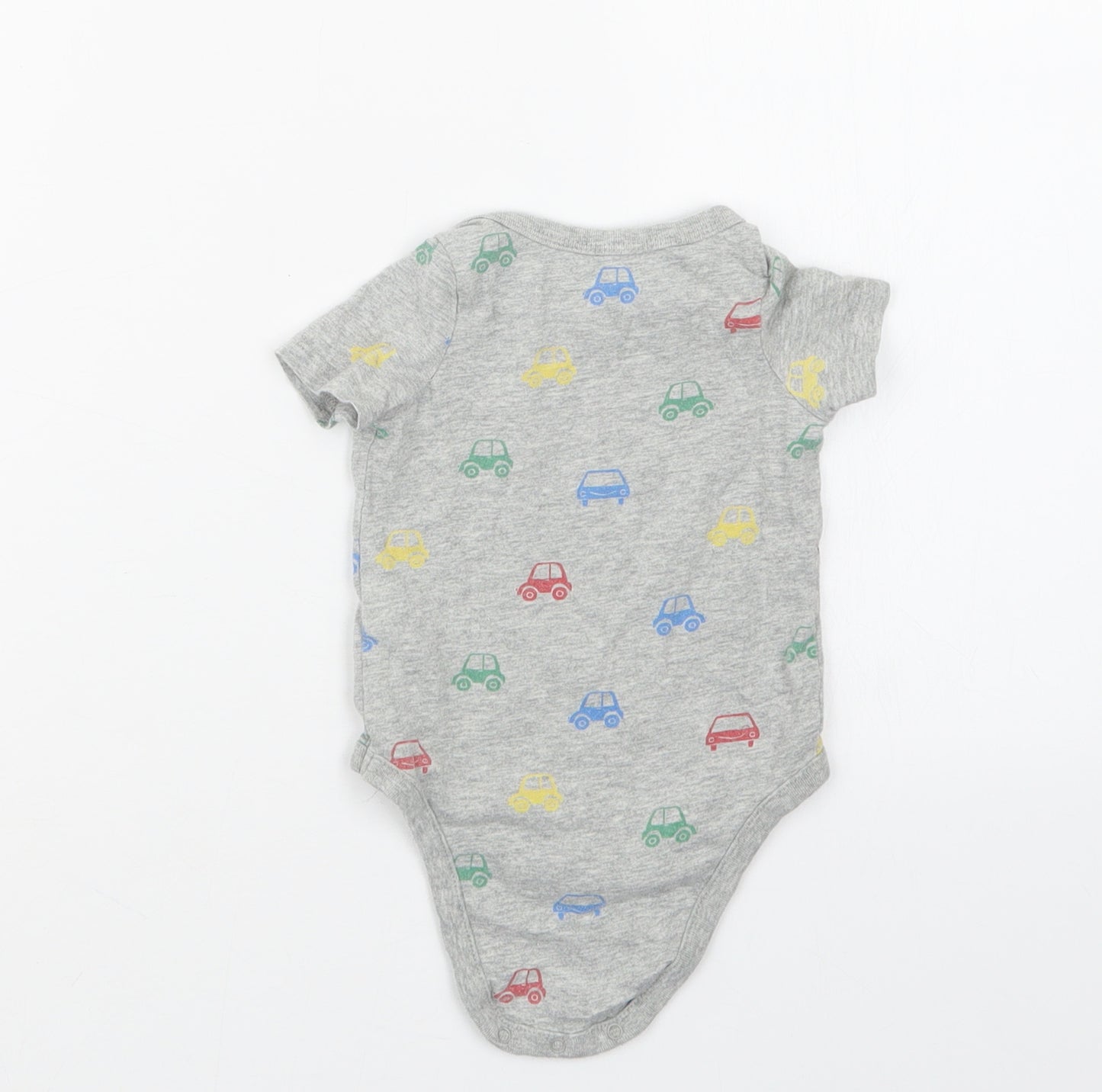 Gap Boys Grey Geometric  Babygrow One-Piece Size 3-6 Months