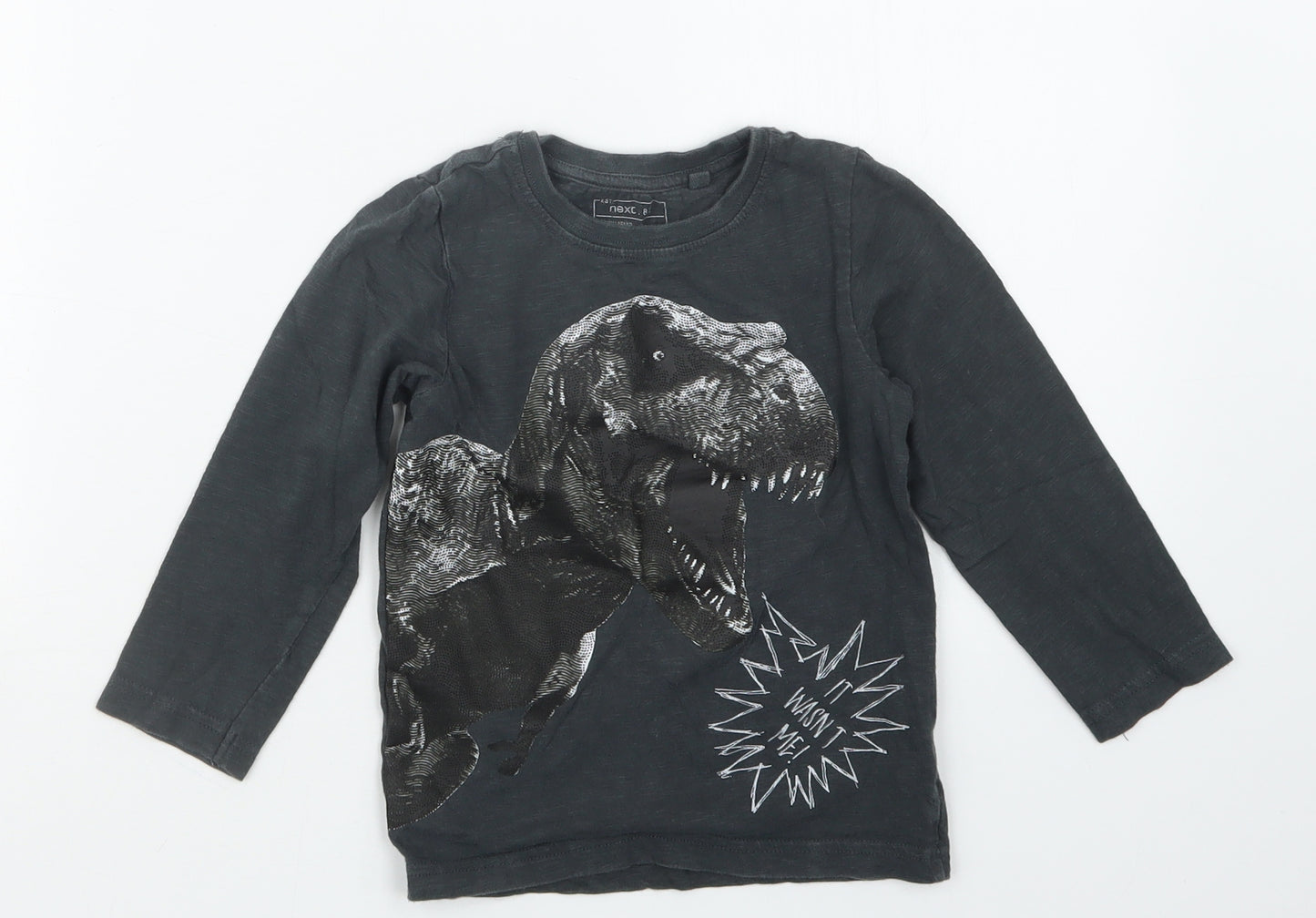 NEXT Boys Grey   Basic T-Shirt Size 3 Years
