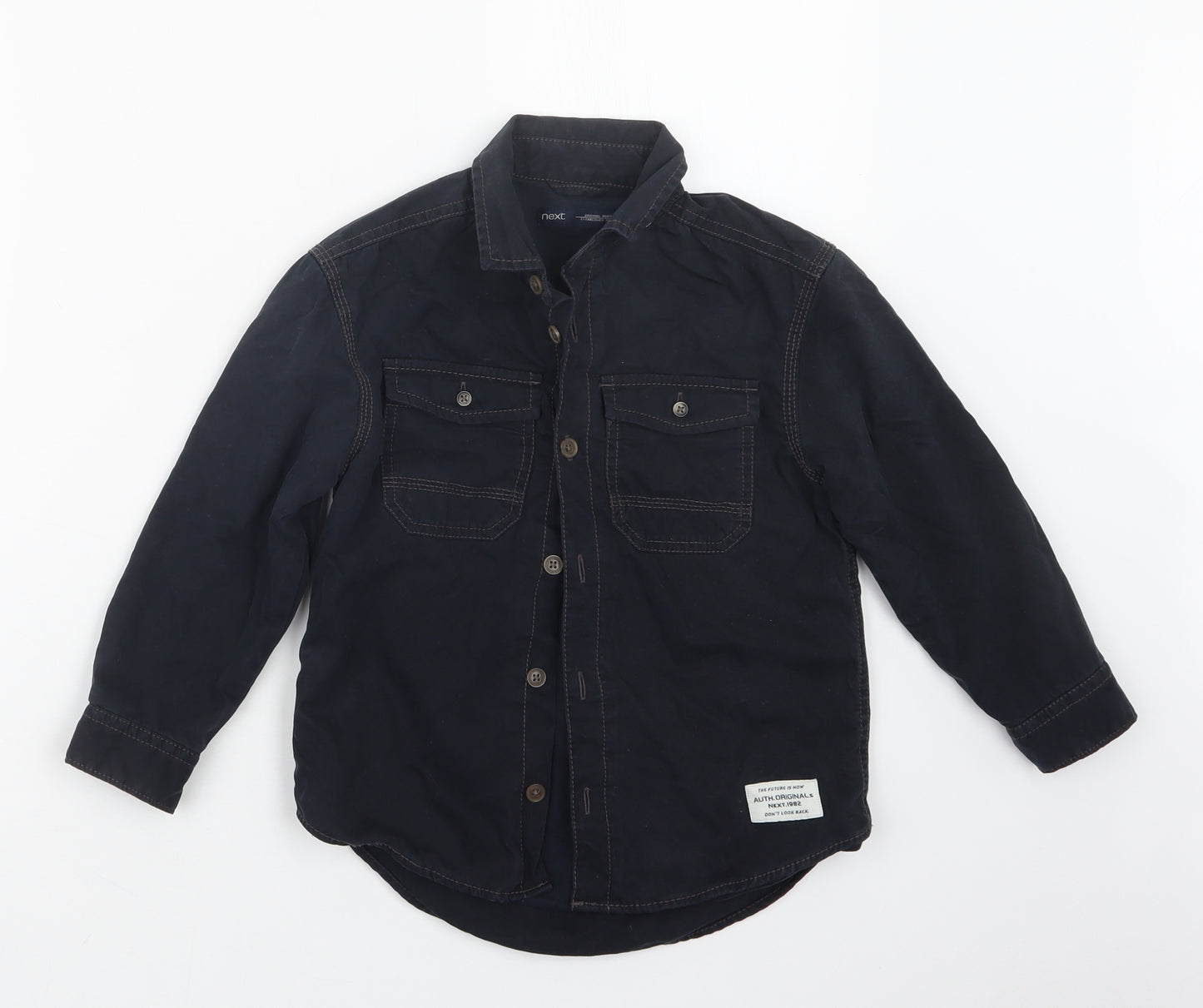 NEXT Boys Blue   Basic Button-Up Size 5 Years
