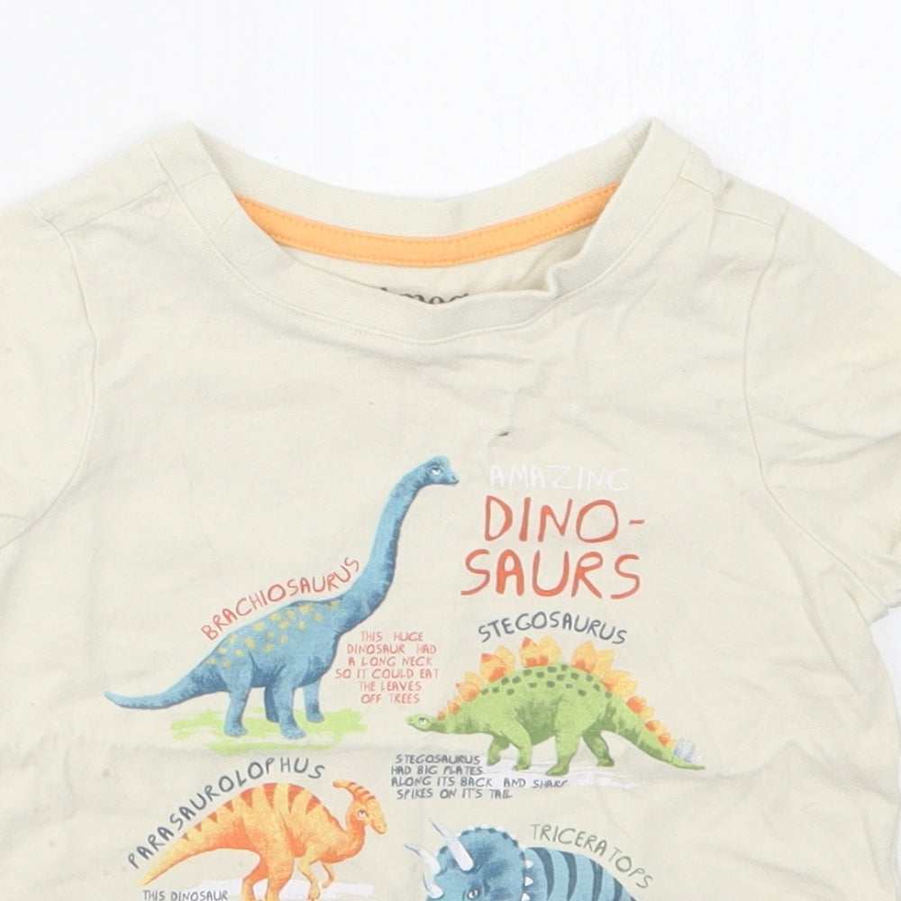 Nutmeg Boys Beige   Basic T-Shirt Size 18-24 Months