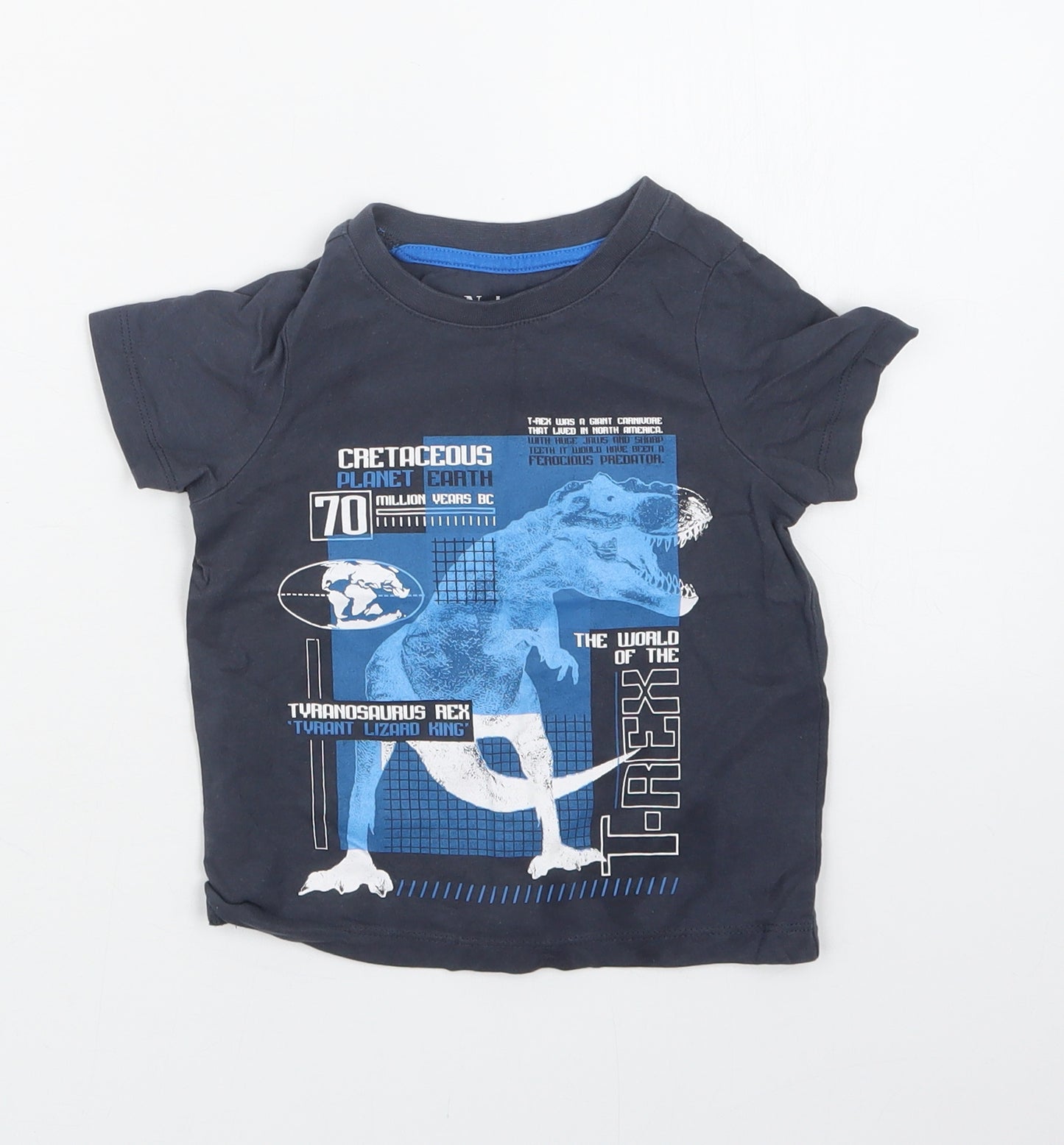 Nutmeg Boys Grey   Basic T-Shirt Size 12-18 Months