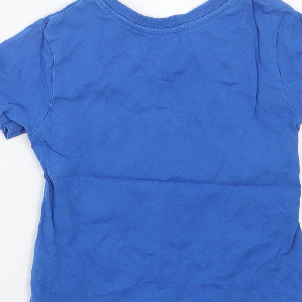 Rebel Boys Blue   Basic T-Shirt Size 12-18 Months