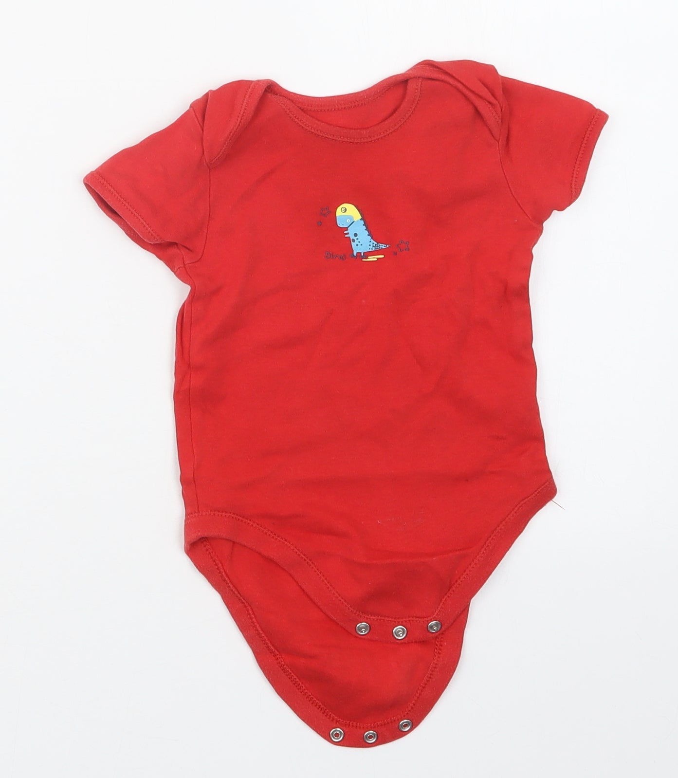 George Boys Red   Babygrow One-Piece Size 12-18 Months