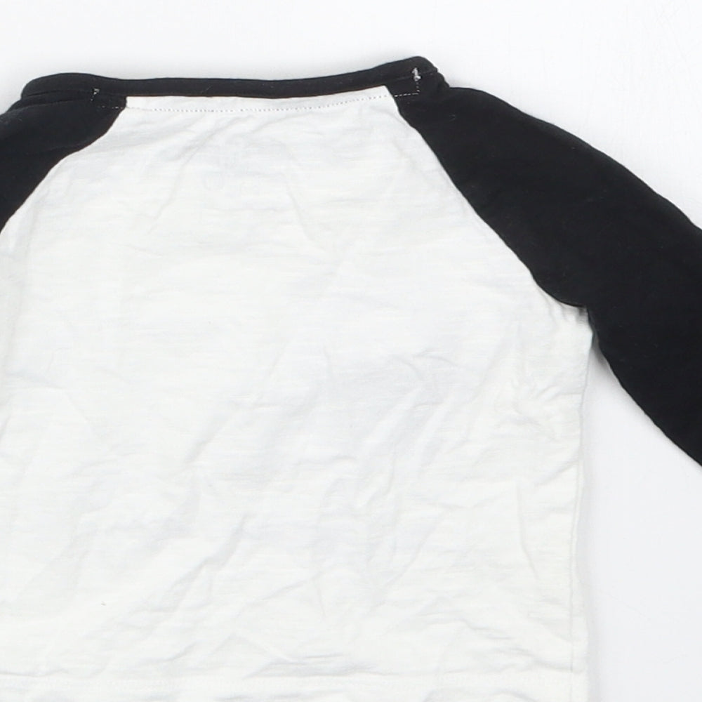 F&F Boys Black   Basic T-Shirt Size 3-6 Months