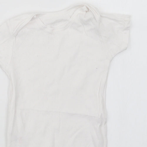 TU Baby White   Babygrow One-Piece Size 18-24 Months