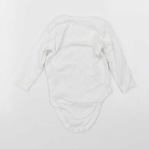 NEXT Girls Pink Striped  Babygrow One-Piece Size 9-12 Months