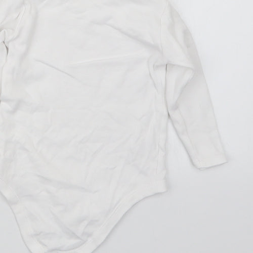 TU Girls White   Babygrow One-Piece Size 9-12 Months