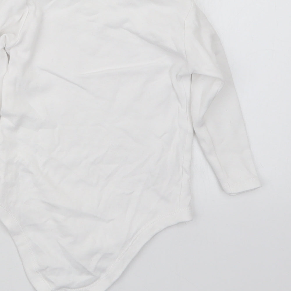 TU Girls White   Babygrow One-Piece Size 9-12 Months