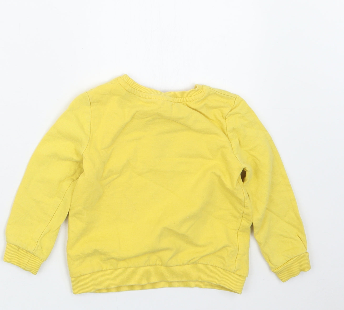So Cute Boys Yellow   Pullover Jumper Size 18-24 Months