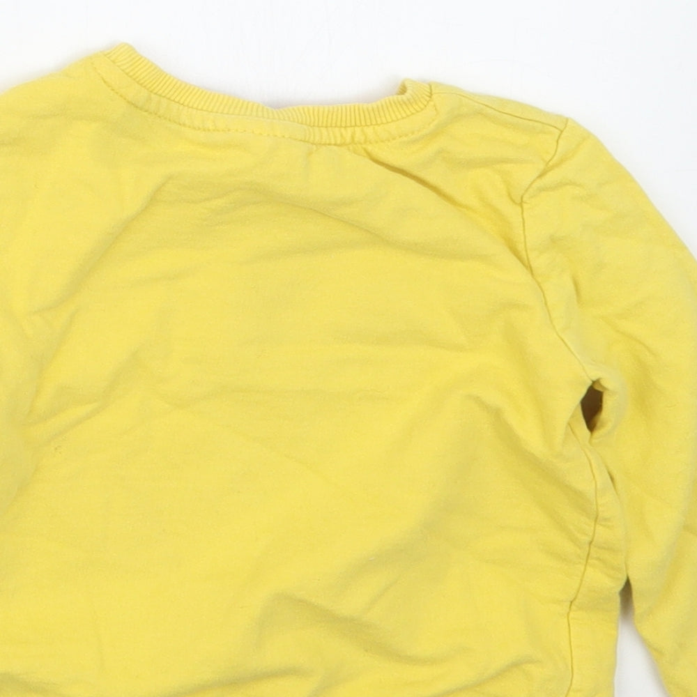 So Cute Boys Yellow   Pullover Jumper Size 18-24 Months