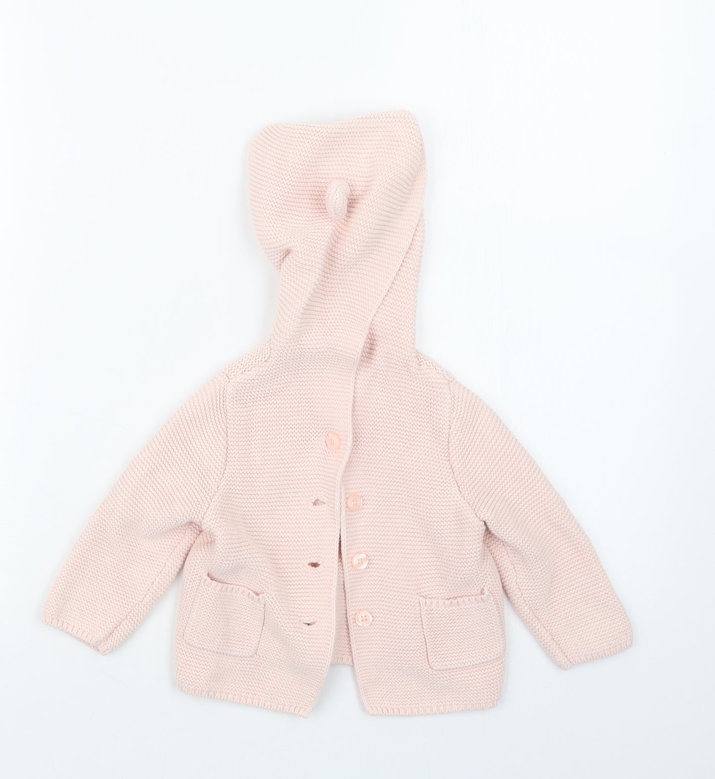 Gap Girls Pink  Knit Jacket  Size 12-18 Months