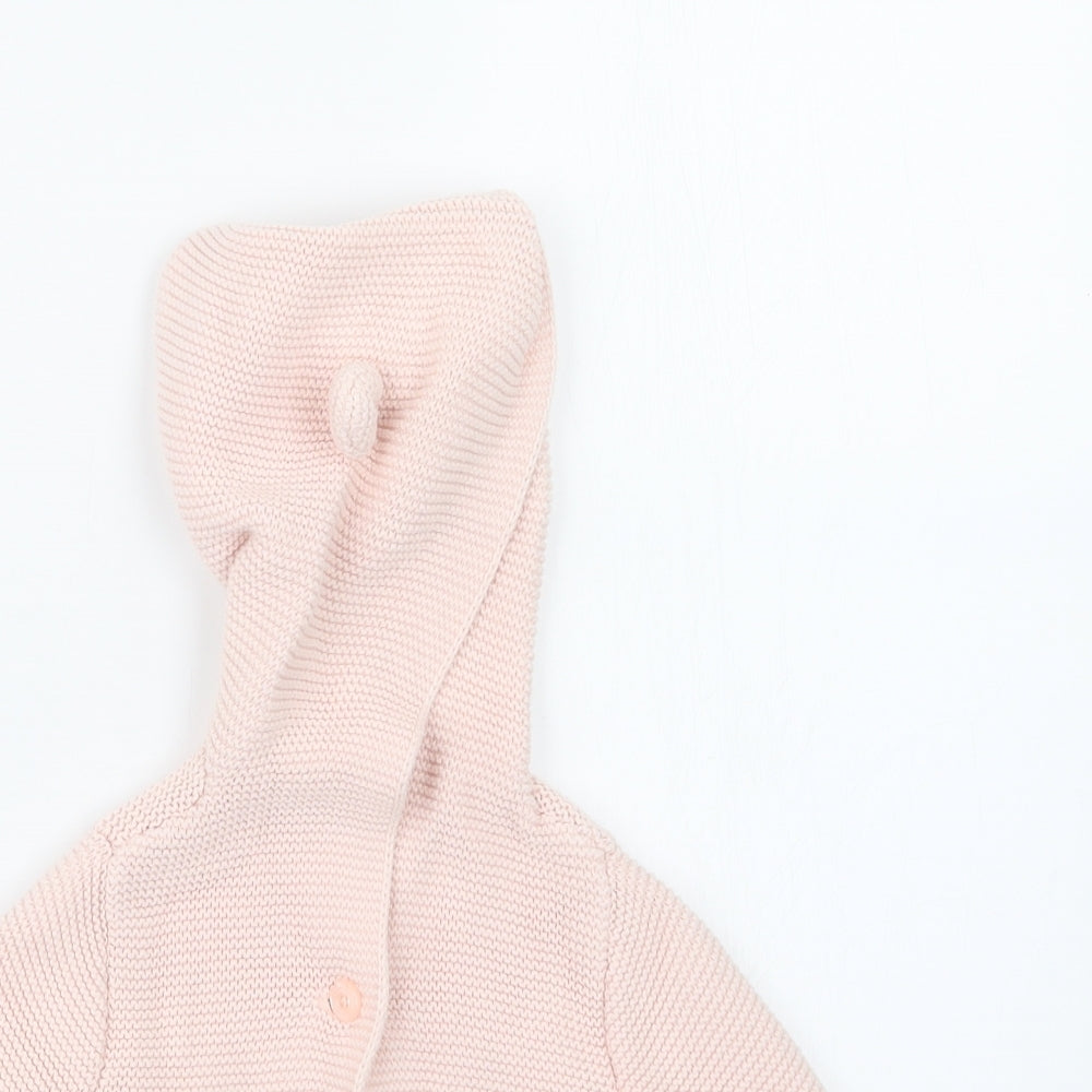 Gap Girls Pink  Knit Jacket  Size 12-18 Months
