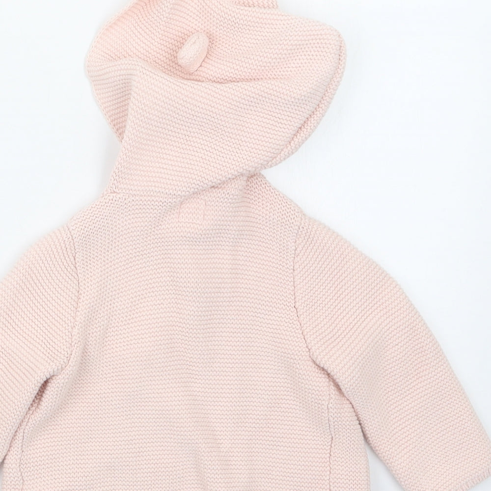 Gap Girls Pink  Knit Jacket  Size 12-18 Months