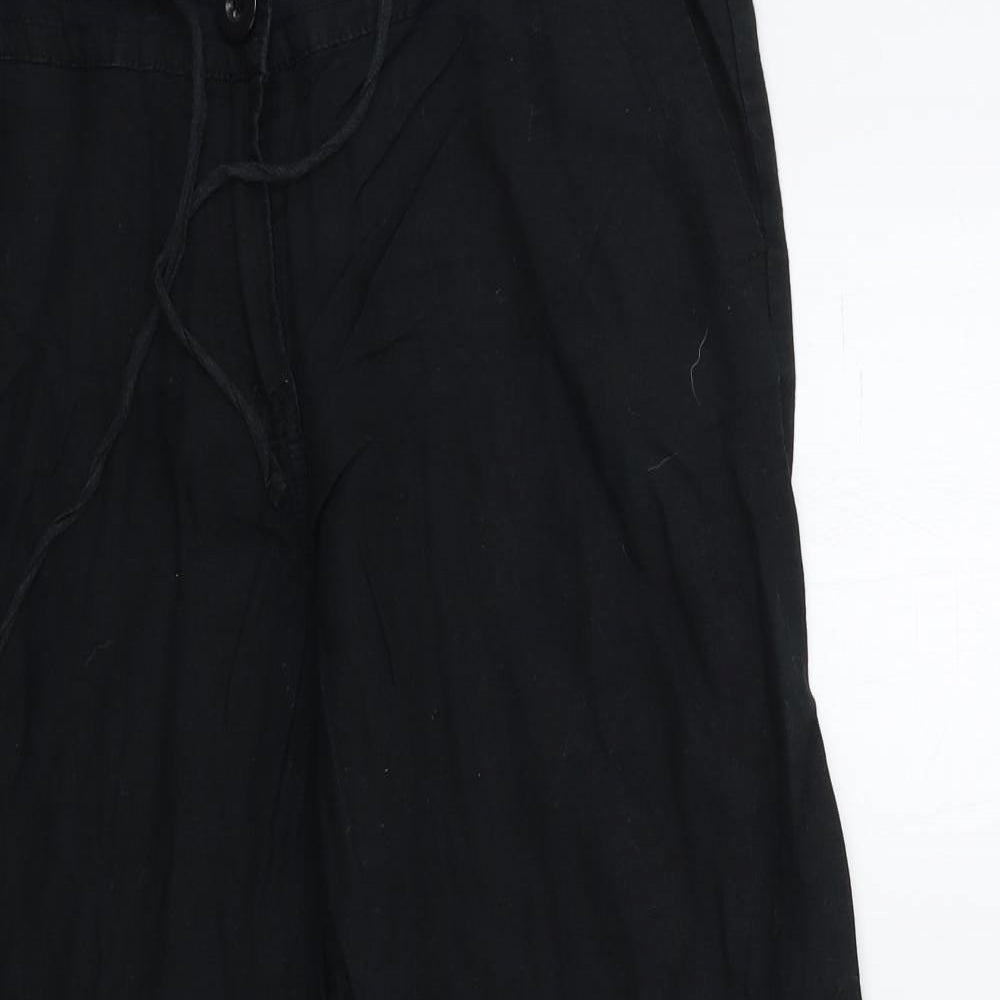 Dunnes Stores Womens Black   Trousers  Size 12 L27 in