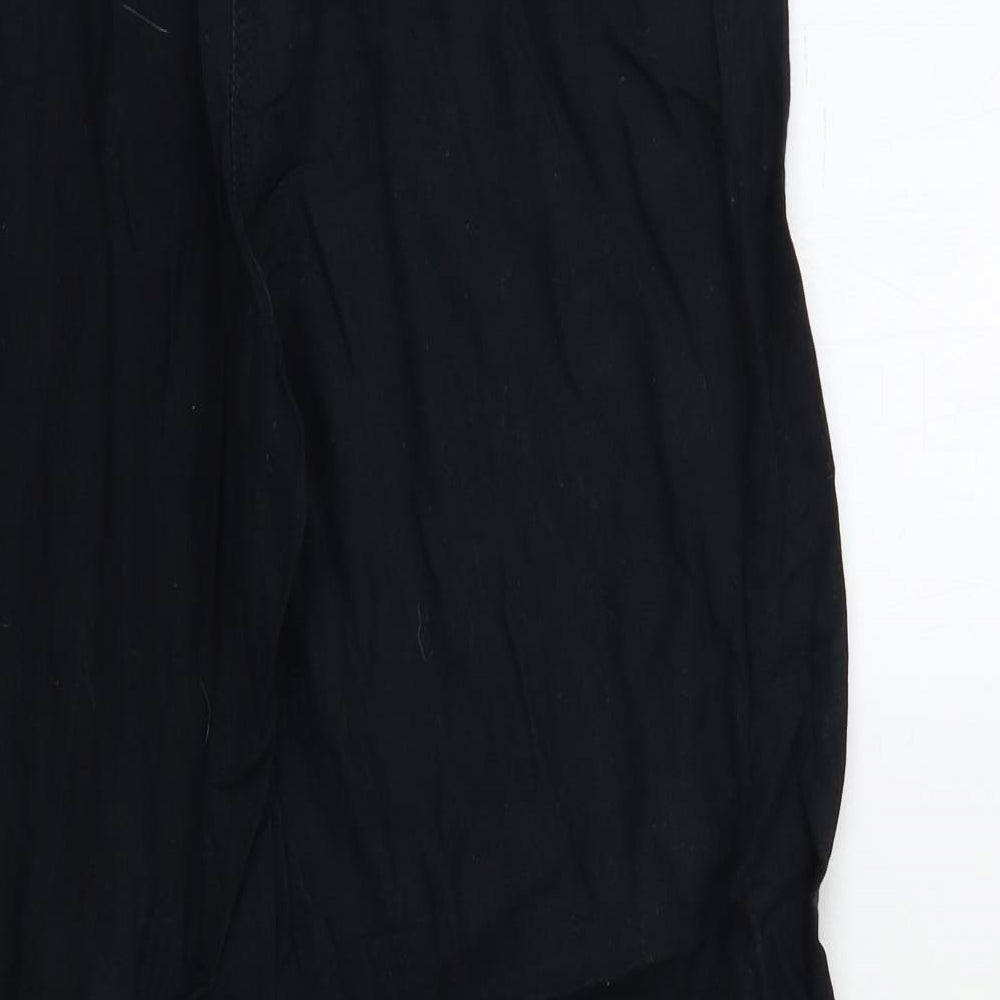 Dunnes Stores Womens Black   Trousers  Size 12 L27 in