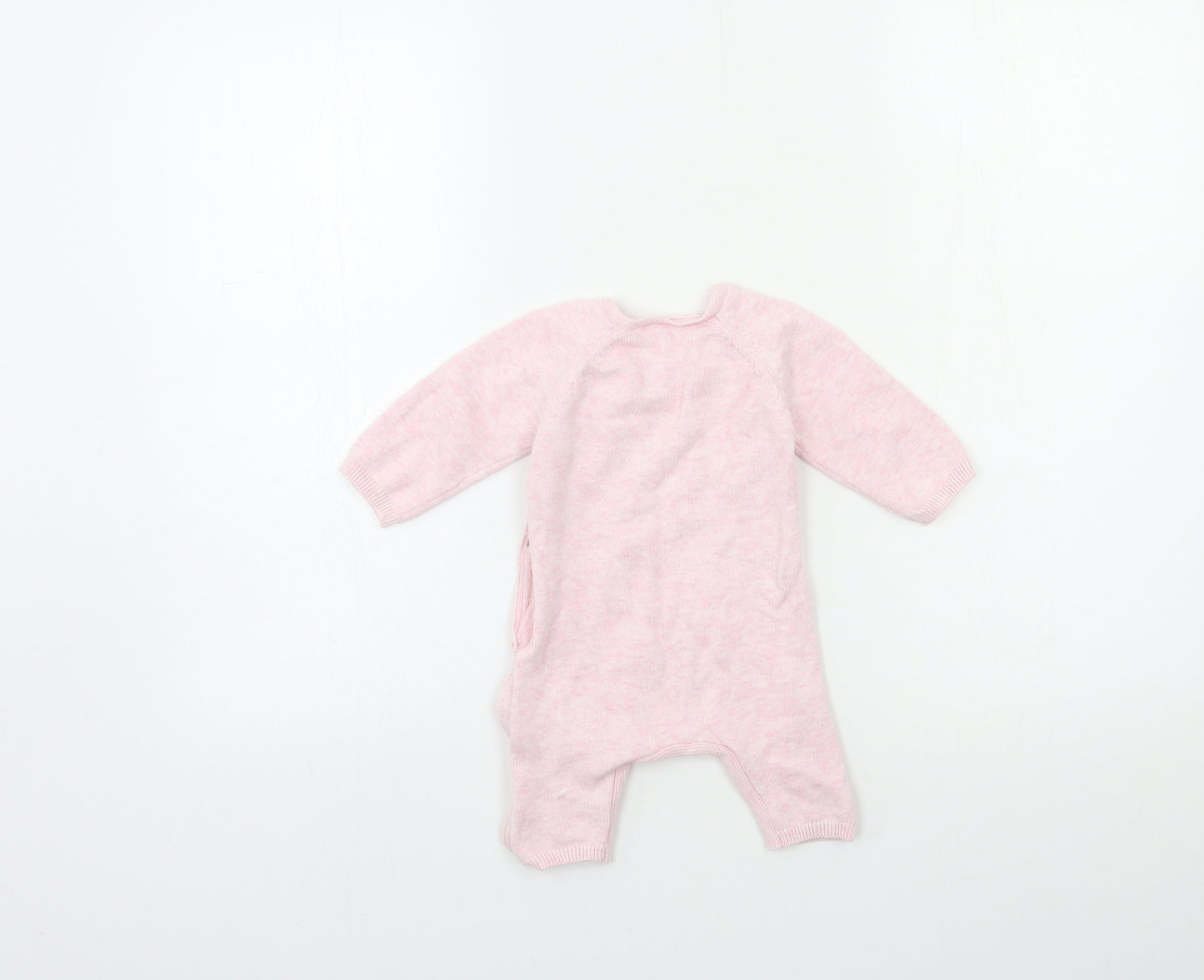 NEXT Baby Pink  Knit Babygrow One-Piece Size 0-3 Months