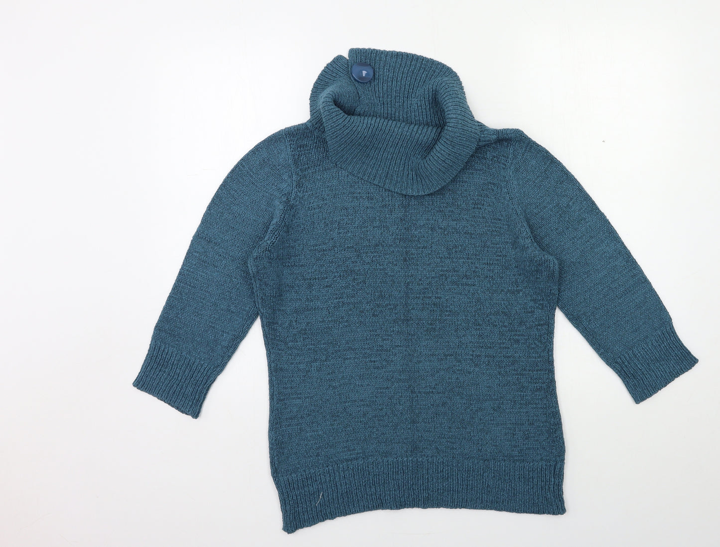 BHS Womens Blue  Knit Pullover Jumper Size 14