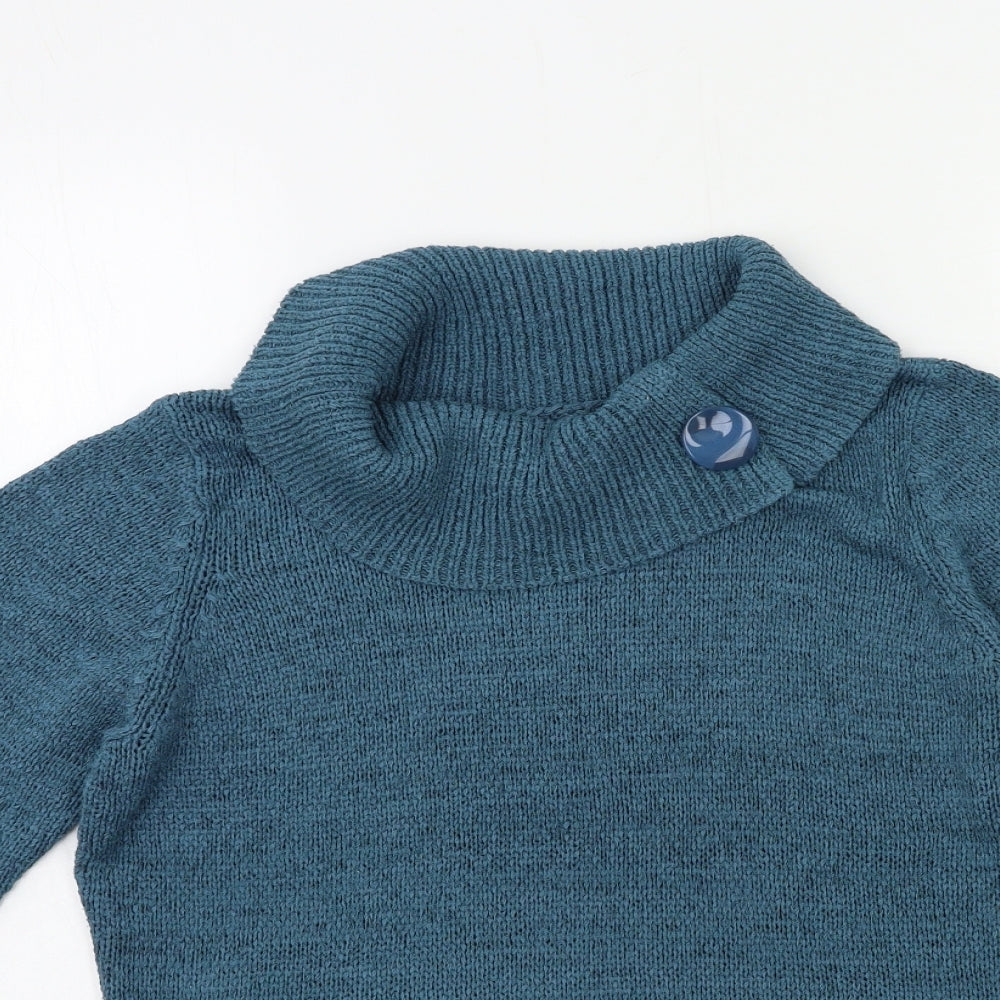 BHS Womens Blue  Knit Pullover Jumper Size 14