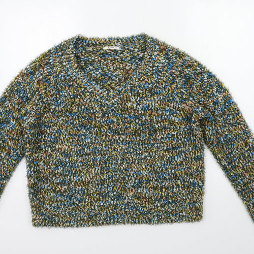 TU Womens Green  Knit Pullover Jumper Size 16