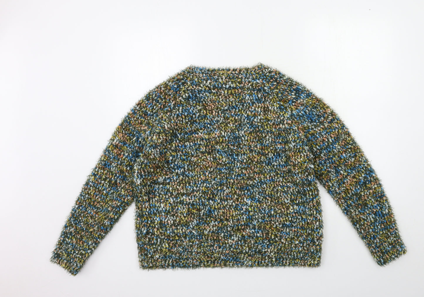 TU Womens Green  Knit Pullover Jumper Size 16