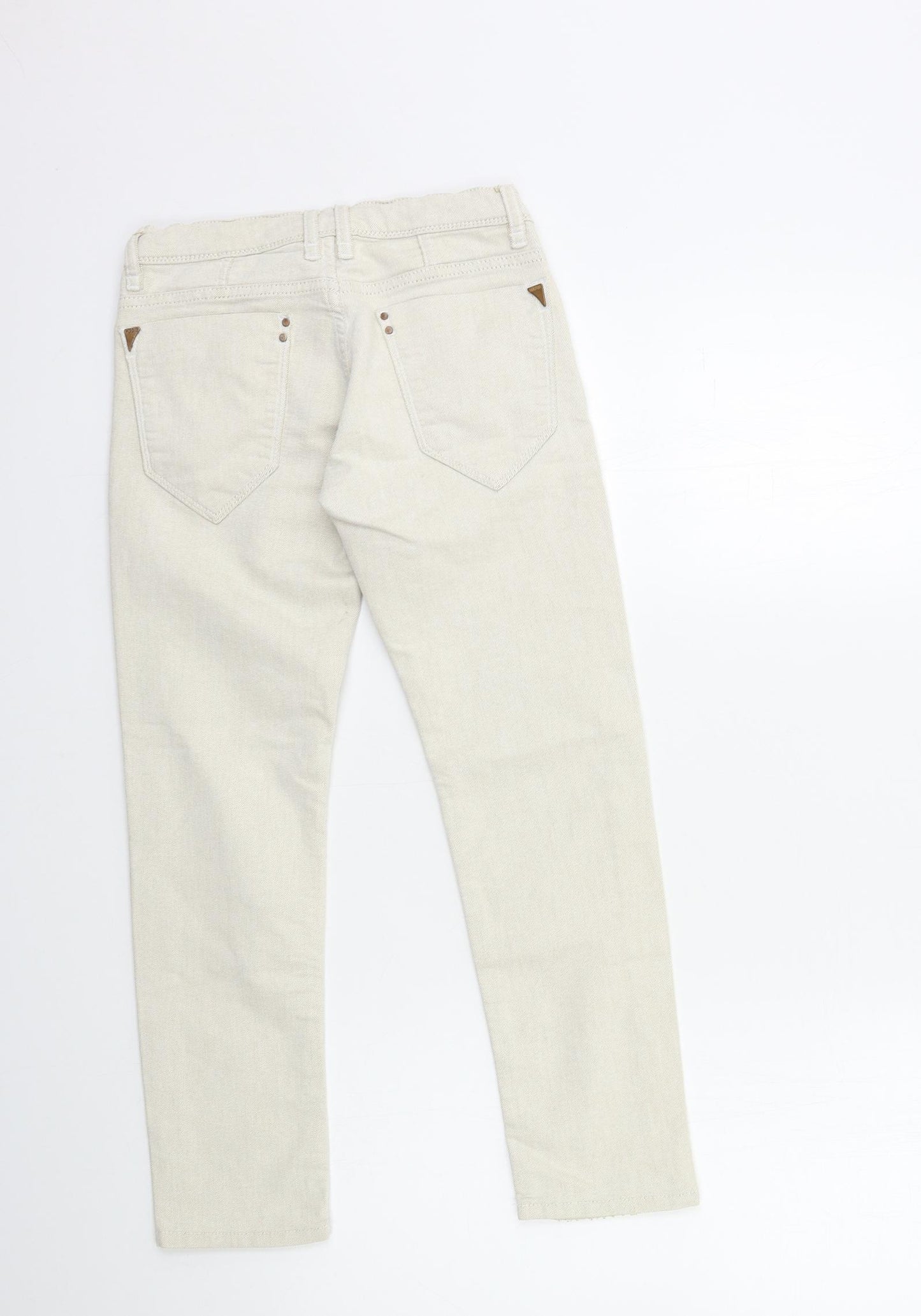 Antony Morato Boys Beige  Denim Skinny Jeans Size 8 Years