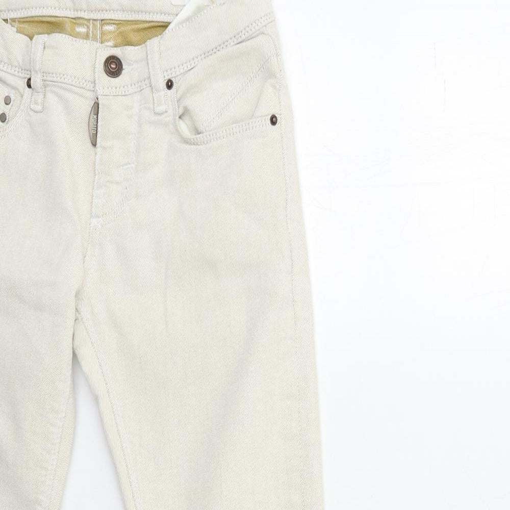 Antony Morato Boys Beige  Denim Skinny Jeans Size 8 Years