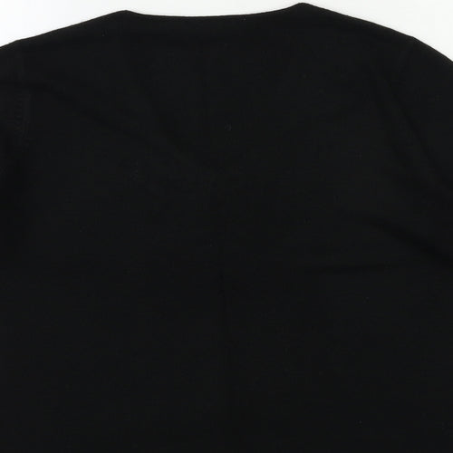 BHS Womens Black  Knit Pullover Jumper Size 12