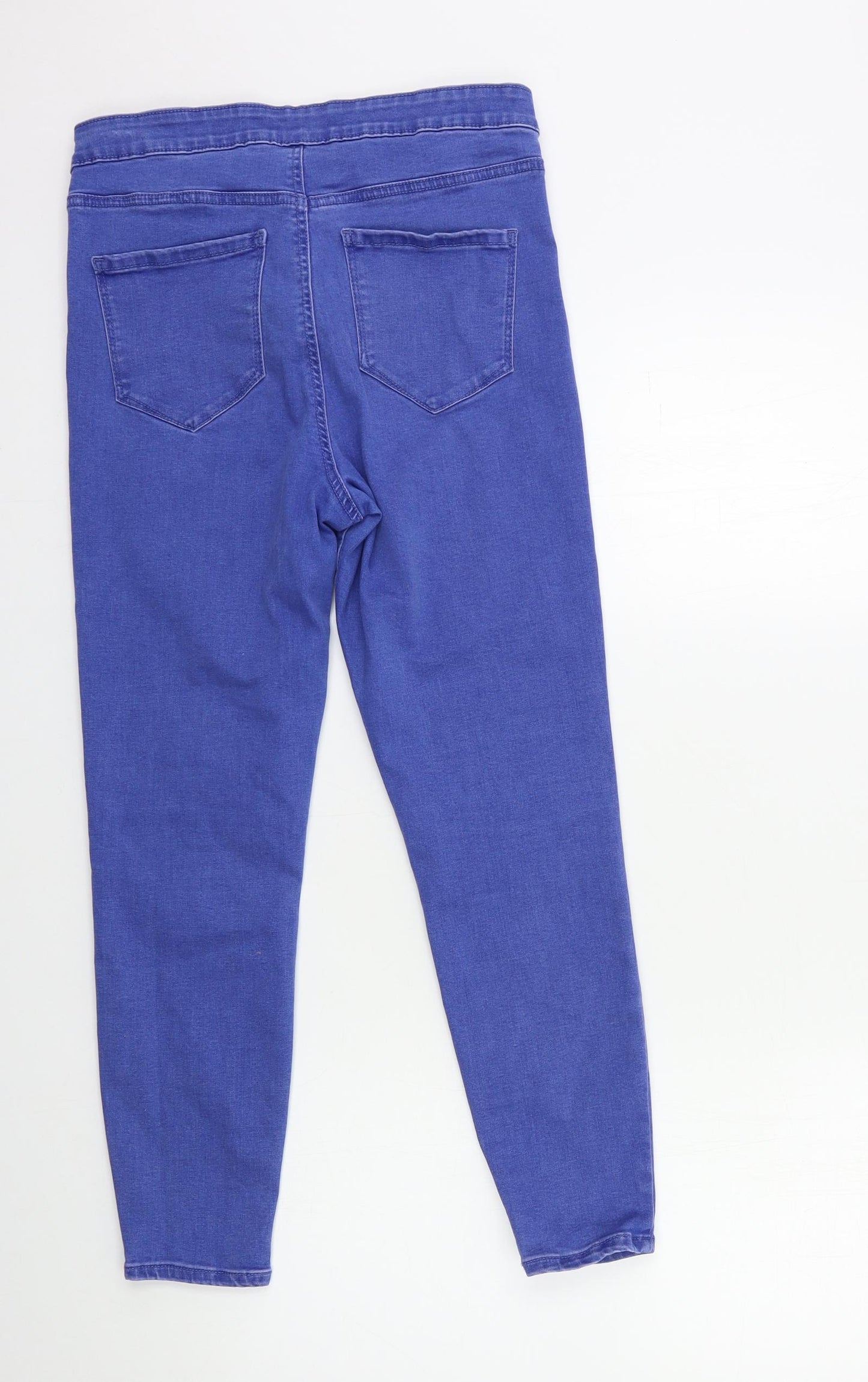 Denim & Co. Womens Blue  Denim Skinny Jeans Size 14 L25 in