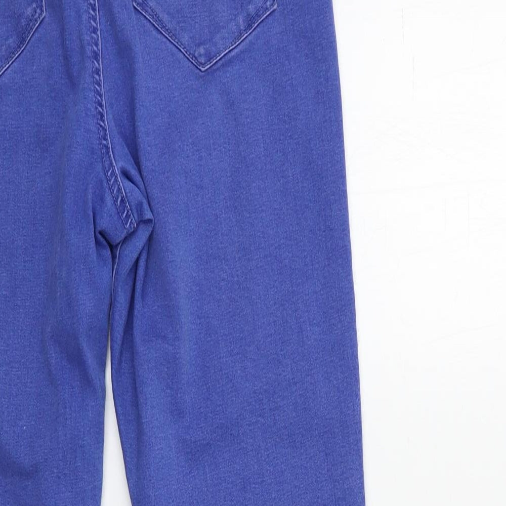 Denim & Co. Womens Blue  Denim Skinny Jeans Size 14 L25 in