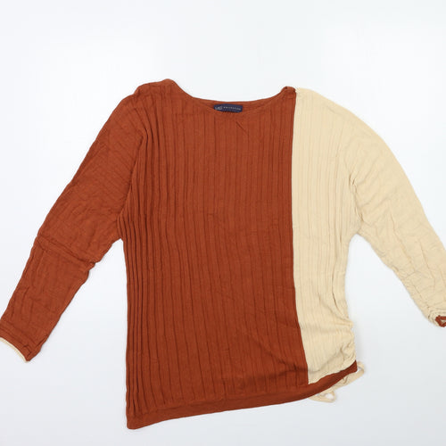 Marks and Spencer Womens Brown  Knit Pullover Jumper Size M