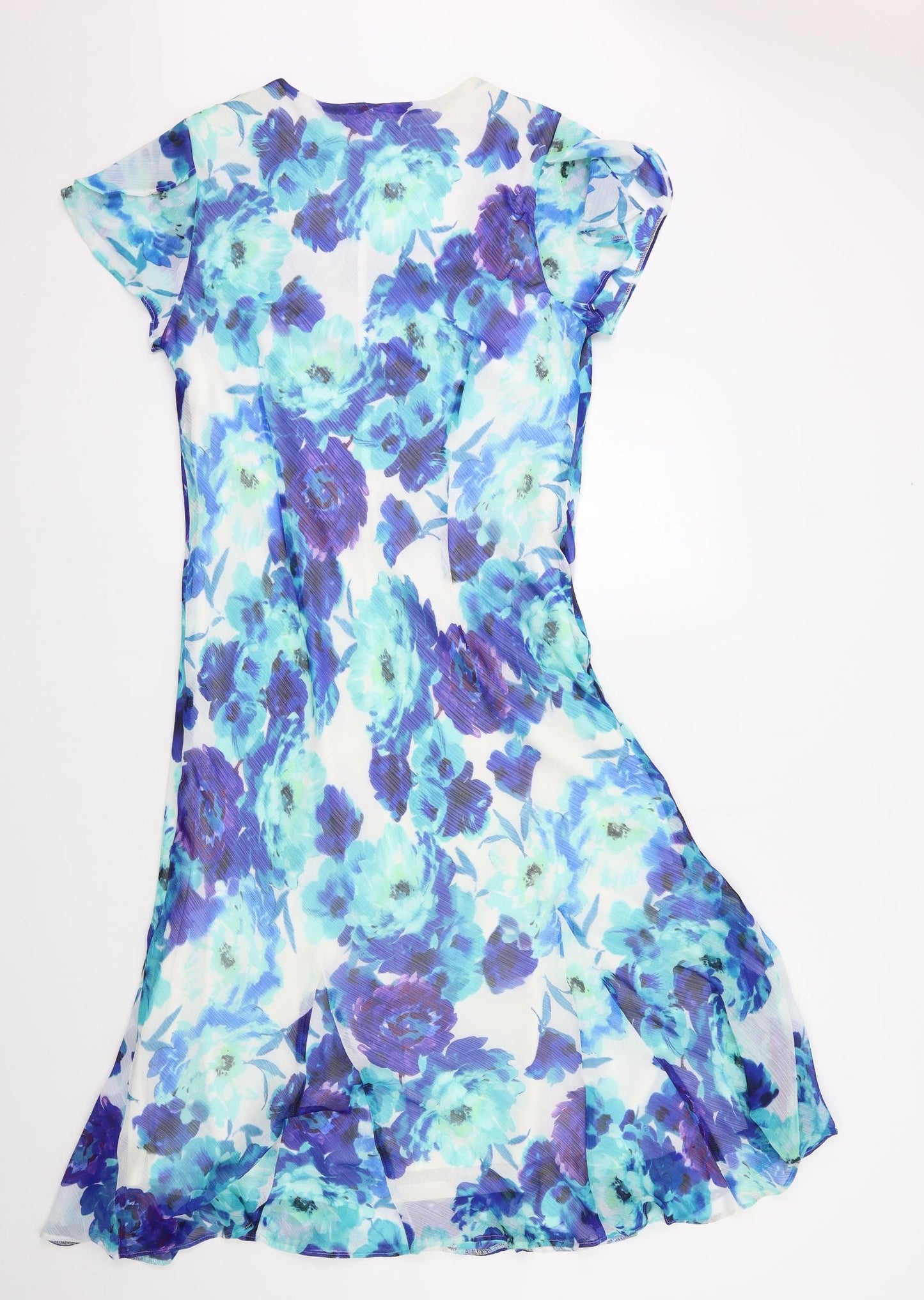 Bonmarché Womens Blue Floral  Shift  Size 14