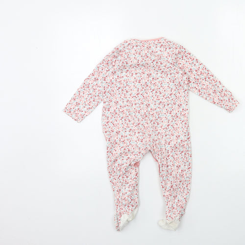 TU Baby White Floral  Babygrow One-Piece Size 18 Months