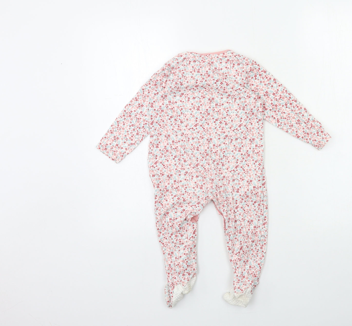 TU Baby White Floral  Babygrow One-Piece Size 18 Months