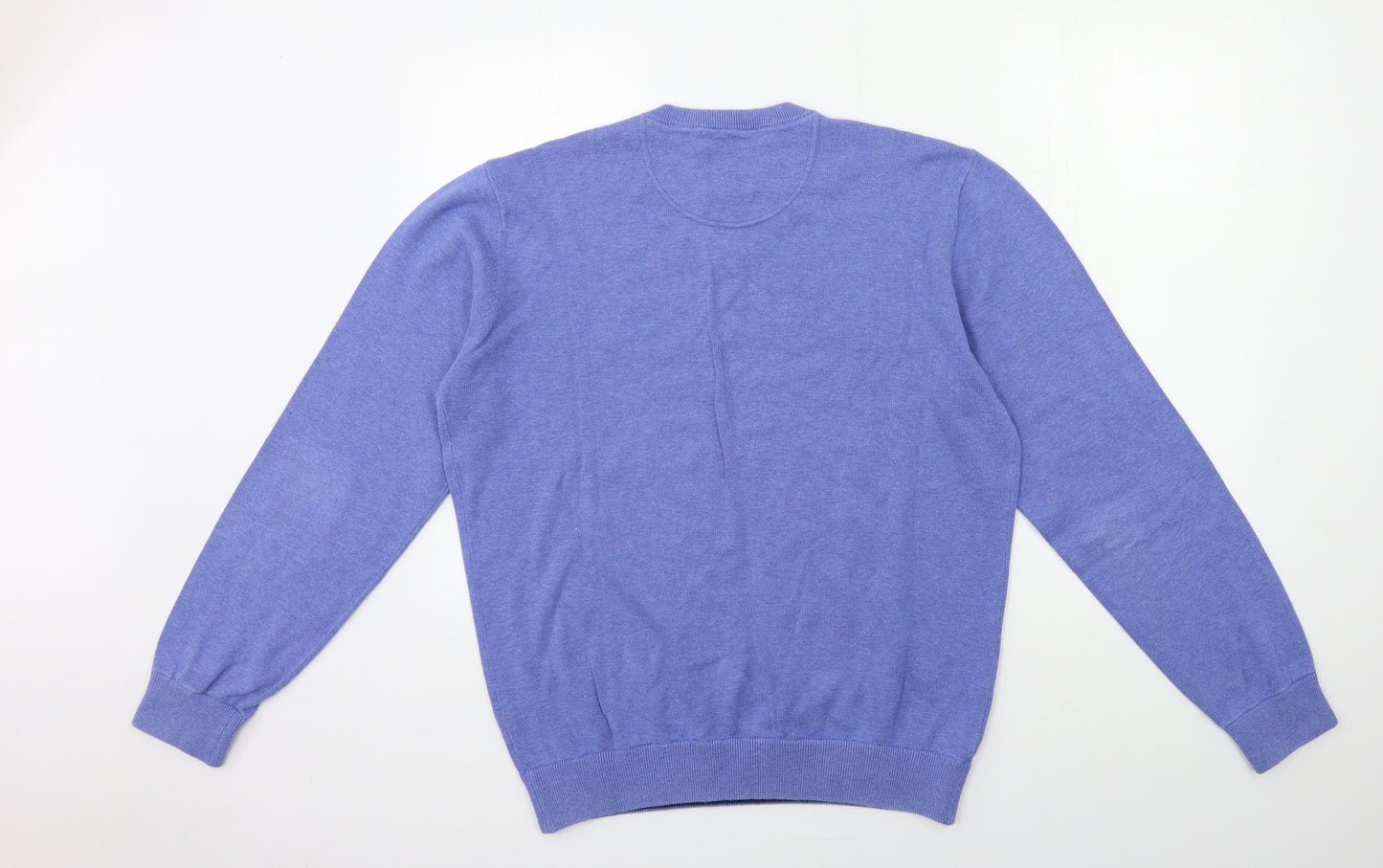 6th Sense Mens Blue  Knit Pullover Jumper Size L