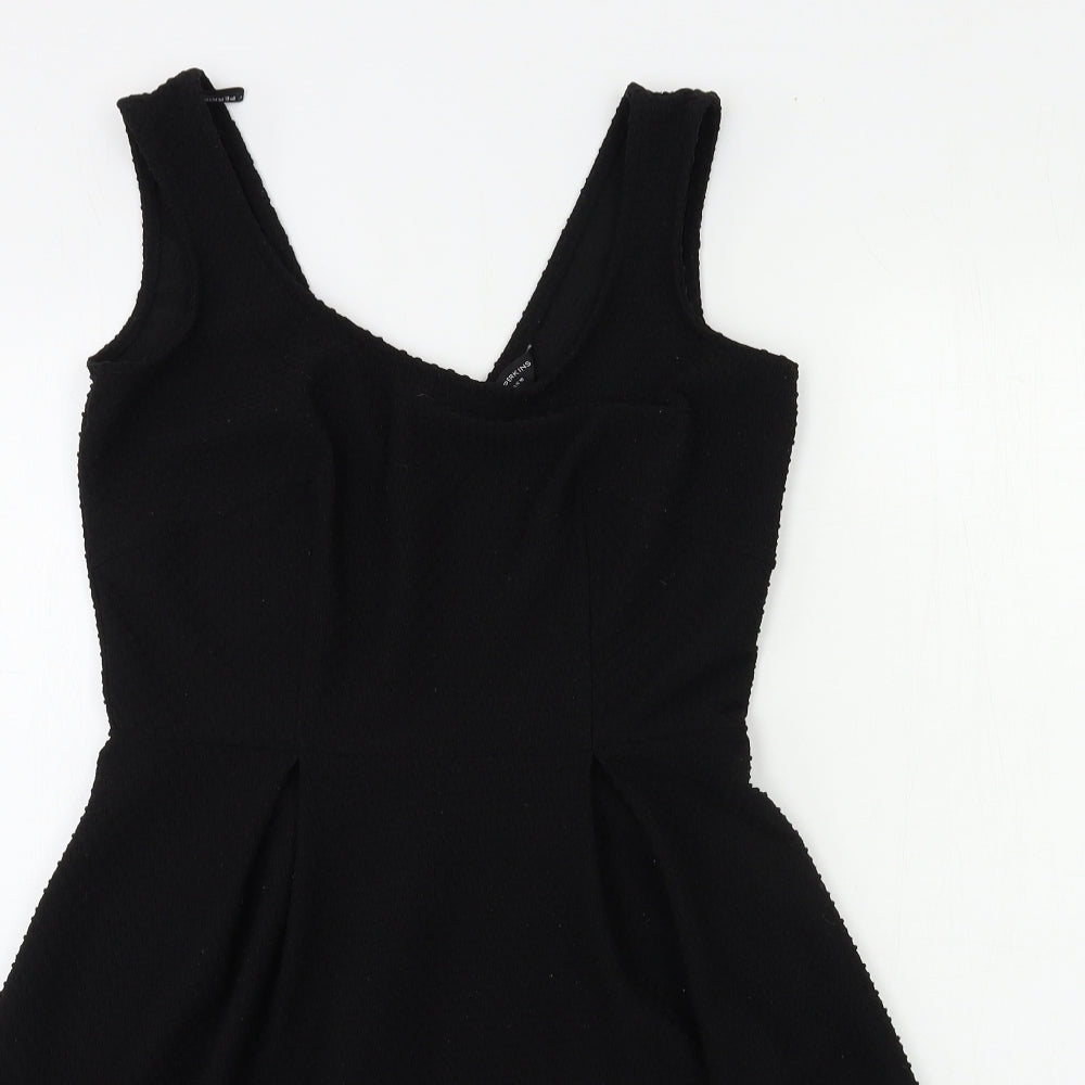 Dorothy Perkins Womens Black   Fit & Flare  Size 10