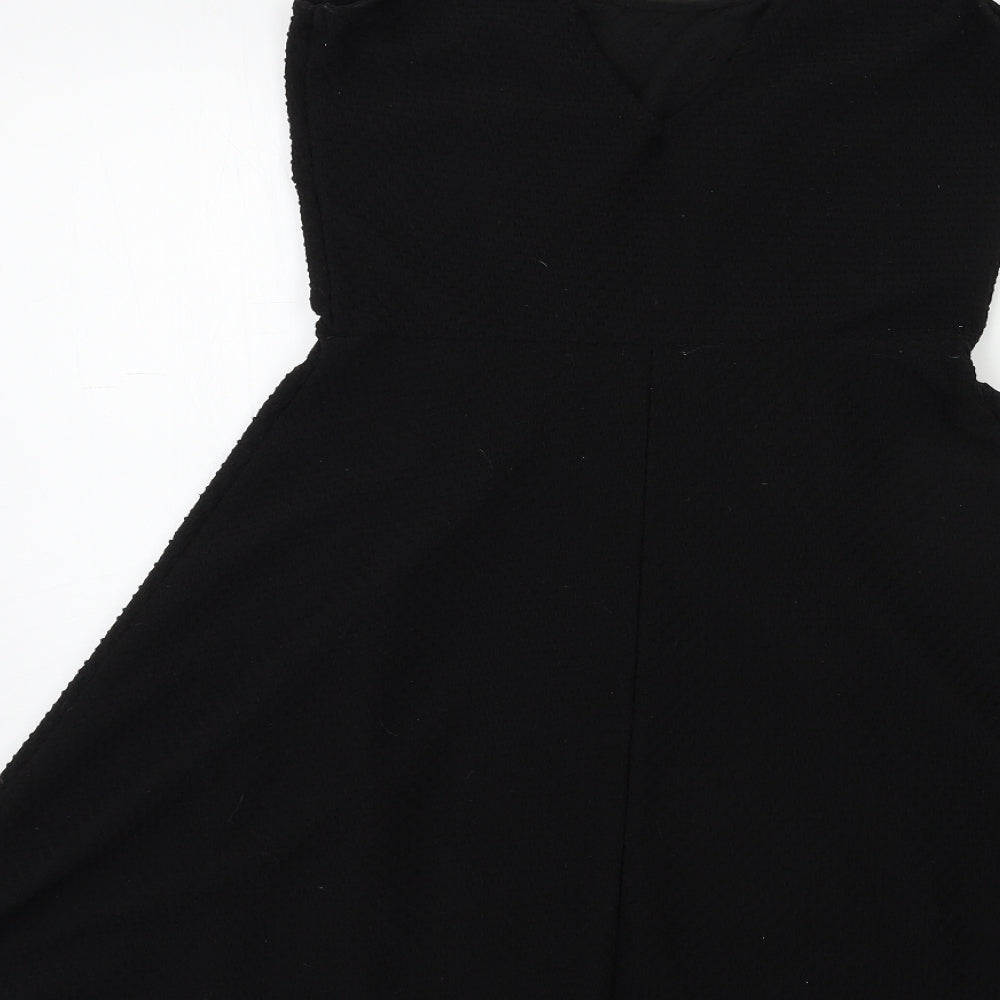 Dorothy Perkins Womens Black   Fit & Flare  Size 10