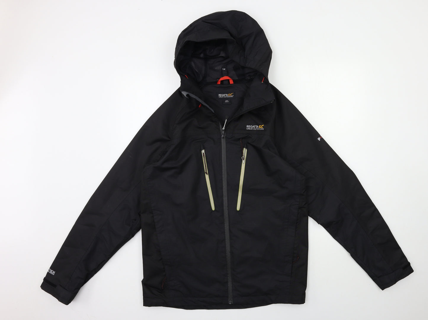 Regatta Mens Black   Rain Coat Coat Size M