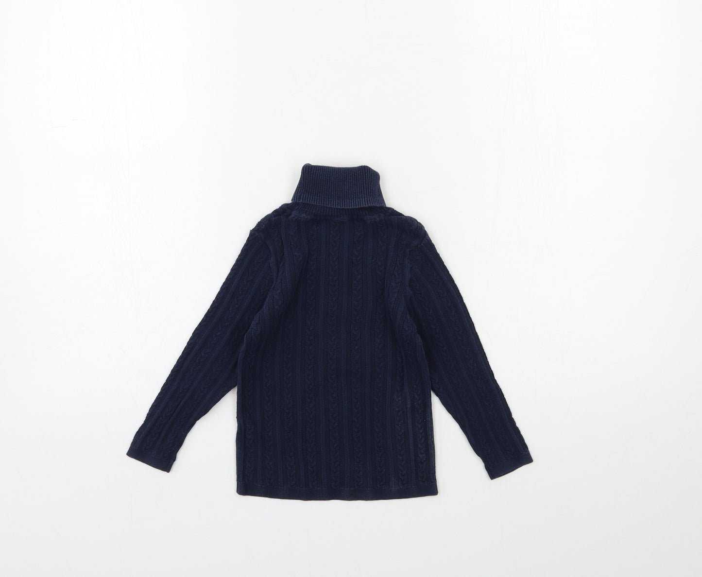 NEXT Girls Blue  Knit Pullover Jumper Size 3-4 Years