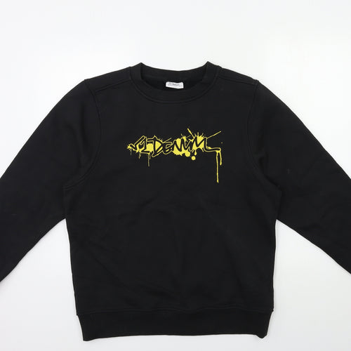 l1 denim Mens Black   Pullover Sweatshirt Size M