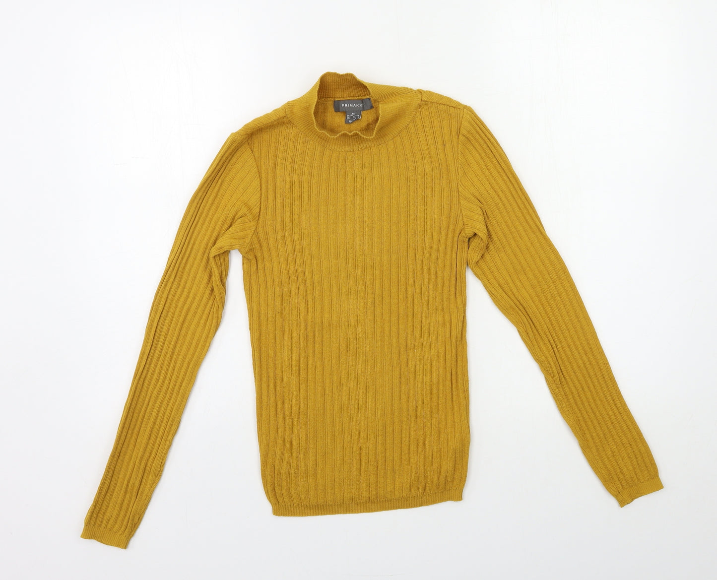 Primark Womens Yellow   Pullover Jumper Size 6