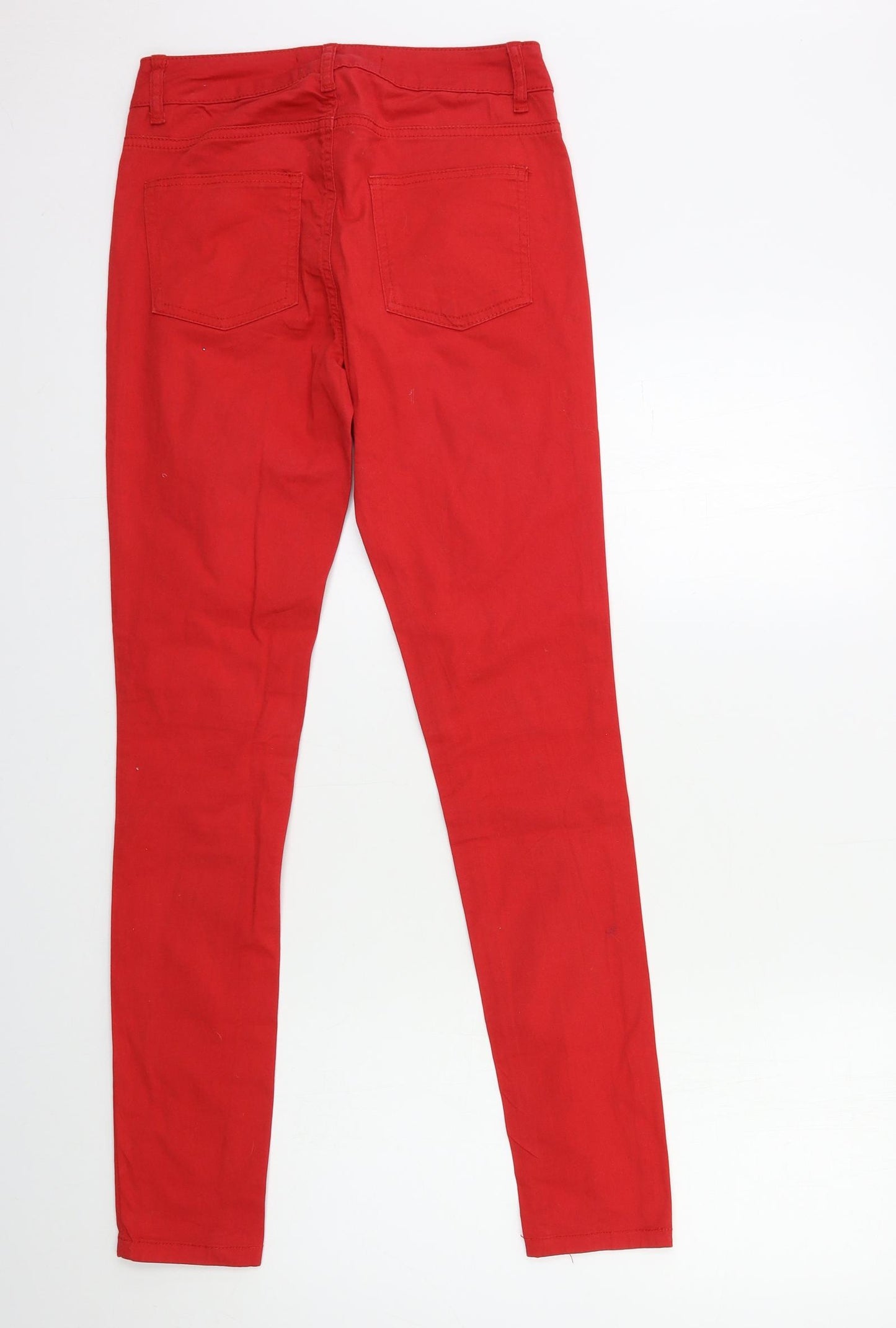 YES YES Womens Red  Denim Skinny Jeans Size 10 L30 in