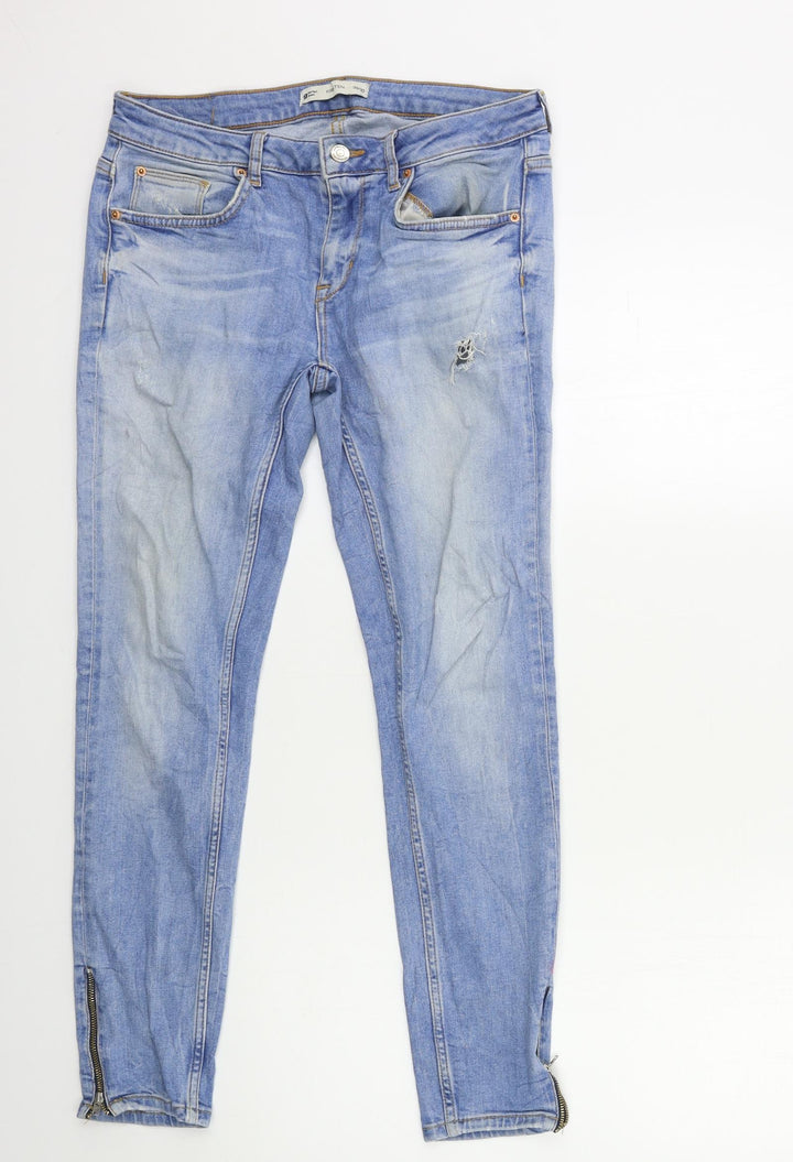 Gina Tricot Womens Blue Denim Skinny Jeans Size 30 in L30 in