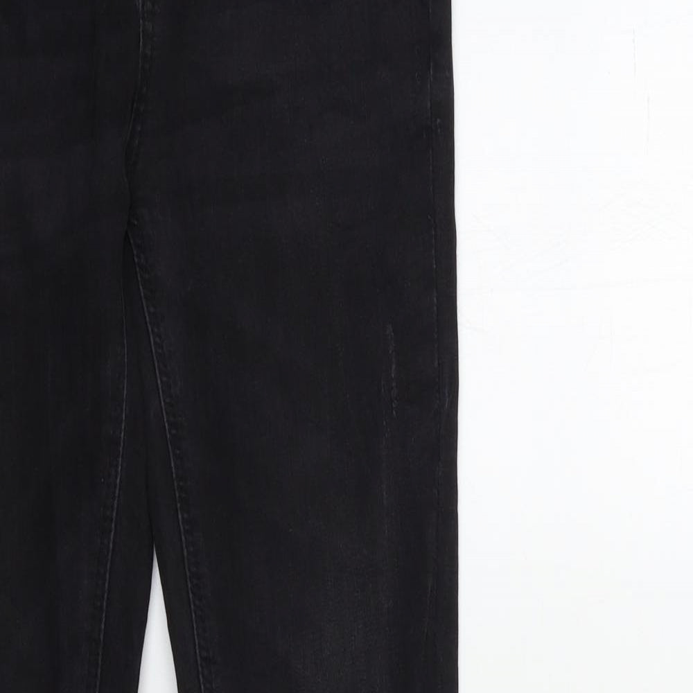 Zara Womens Black  Denim Skinny Jeans Size 10 L28 in