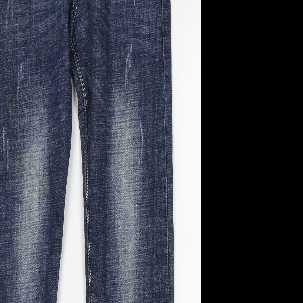 Kendey Mens Blue  Denim Straight Jeans Size 32 in L30 in